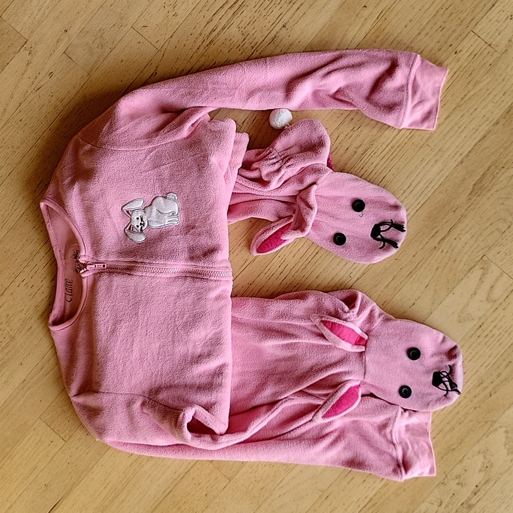 Nikki Menagerie Animal Print Footie Pajama main image 1